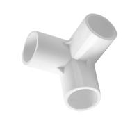 Té pour conduite d'eau en PVC,Raccords de tuyauterie en PVC | Raccords de tuyauterie en PVC Raccord de tuyauterie à 3 voies - Connecteur adaptateur de raccords de tuyauterie, connecteur de raccords de