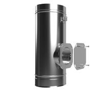 Té pour séparateur de poussières fines KW - double paroi - Raab DW 25 Optilife 180 mm