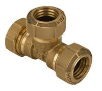 Té pour tube PE - à serrage extérieur - 40 mm - Tof Push OT EFFEBI