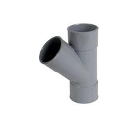 Té PVC 45 degré réduit FF 50/32/50