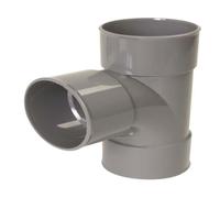 TE PVC 87°30 FEMELLE/FEMELLE DIAMETRE 125MM - NICOLL