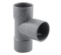 Té PVC NF femelle à 87° 32mm à coller gris Fitt