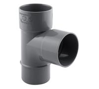 Té PVC NF mâle/femelle à 87° 50mm à coller gris Fitt