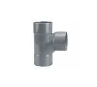 Té pvc pied de biche 90° femelle-femelle - WAVIN