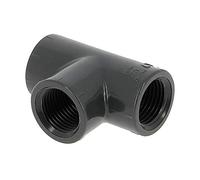 Té PVC pression femelle 15-21 90°