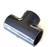 Té PVC Pression - U 90° / 32 mm intérieur F/F/F PN16 / Piscine et arrosage/égale 32mm