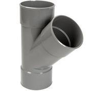 Té PVC vidange 45° FF 100 Gris G