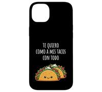 Te Quiero Como A Mis Tacos Con Todo Funny Sweet Taco Saying Coque pour iPhone 14 Plus