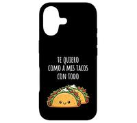 Te Quiero Como A Mis Tacos Con Todo Funny Sweet Taco Saying Coque pour iPhone 17