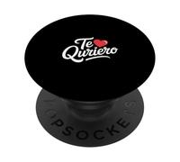 Te Quiero Inscription Humoristique en Forme de cœur PopSockets PopGrip Adhésif