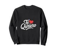 Te Quiero Inscription Humoristique en Forme de cœur Sweatshirt