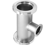 Té réducteur adaptatif ISO-63 à KF-40, raccords sous vide en acier inoxydable 304 for normes ISO-KF et LF, 1 pièce(ISO63 to KF25)