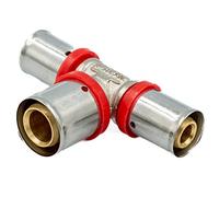 Té réduit à sertir PEX multicouche - Profil U - 16 x 20 x 16mm - Raccord Pressfitting pour tube multicouche