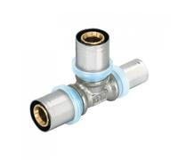 Té réduit à sertir pour tube multicouche diamètre 26-26-20 mm RBM