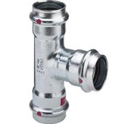 Viega Pièce en T Prestabo 558703 22 x 18 x 22 mm, acier galvanisé, SC-Contur