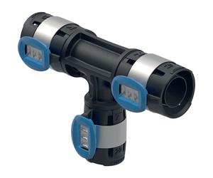 Té réduit GEBERIT Flowfit PPSU - Ø16 x Ø20 x Ø16 - 620.121.00.1