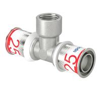 Uponor Té taraudé à sertir 25-15x21-25