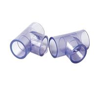 Té Transparent en PVC de diamètre égal, diamètre intérieur en option 20-110mm, connecteur soudé au solvant(110mm)