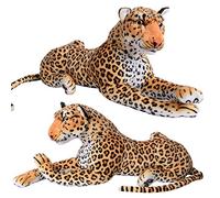 TE-Trend Peluche Animal Sauvage Amour Peluche Léopard Tigre Panthère Modèles et Tailles - Léopard 17878