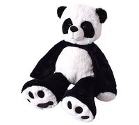 TE-Trend Peluche panda XXL 100 cm, peluche de qualité supérieure, un excellent cadeau pour les enfants et les adultes, un ours géant pour un plaisir de câlin incomparable et des moments affectueux.