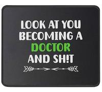 Te Voilà en Train De Devenir Médecin Mousepad Durable Tapis De Souris Lavable Tapis De Souris Gaming pour Travail Voyage Ordinateur 25X30Cm