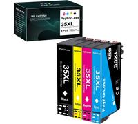 TEA-35XL Cartouches Encre pour Epson 35 35XL pour Epson Workforce Pro WF-4725DWF 4730DTWF 4725DWF WF-4730DTWF WF4740 4740DTWF 4720DWF WF-4740DTWF WF4730 WF4725 WF4720 WF-4720DWF (4 Pack)