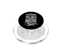 Tea and British Detective Shows Funny Mystery Lover PopSockets PopGrip pour MagSafe