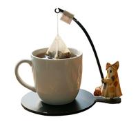 Tea Bag Holder For Cup | Funny 2D Acrylic Non-Slip Heat-Resistant | Fishing