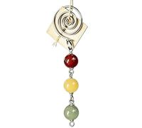 Tea Bag Holder for Mug - Loose Leaf Steeping Clip, Reusable Clamp Infuser, Stainless Mesh Squeezer Grip | Non-slip Stainless Tea Bag Weights with Bead Charm Beaded Counterweight for Coffee