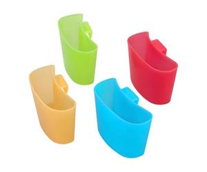 Tea Bag Rest, Colorful Mug Holder Set, 2.3in Small Tea Bag Clips for Cup Edge Use, Home Kitchen Office Restaurant Picnic Camping Travel Farmhouse Use, Tea's Accessory Holder, Drinkware Rest Tool