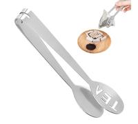 Tea Bag Squeezer | Tea Bag Squeezer Tongs | Tea Bag Tongs | Tea Strainer Holder Clip | Stainless Steel Tea Bag Squeezer Tongs Suitable for Gripping Sugar and Lemon