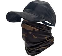 Tea-Camo Casquette Homme Avec Refroidissement Cache-Cou Casquettes De Baseball Visage Écharpe Armée Tactique Militaire Chapeau Tour De Cou Pour Courir Chasse Cyclisme Sports