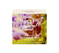 Tea Culture of The World Thé anti-stress | Lavande, sauge sauvage, camomille pour soulager le stress et l'anxiété | Lot de 16 sachets de thé apaisant