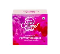 Tea Culture of The World Thé bouquet de fleurs - 20 sachets de thé - Thé aux fleurs - Infusion froide et chaude | Sachets de thé à la rose | Sachets de thé à l'hibiscus | Sachets de thé de qualité