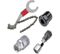 Tea-Ensemble D'outils De Réparation De Vélo - Outil De Réparation De Fouet De Chaîne De Vélo - Outil D'entretien 4 En 1 Pour Cassette Shimano - Engrenage Vtt