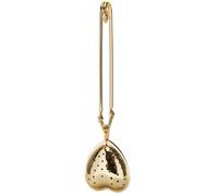 tea exclusive Pince à Thé - Coeur - doré