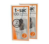 Tea Filter Bags, Disposable Tea Infuser, Size 2, Set of 200 Filters - 2 Boxes - from Magic Teafit by T-Sac