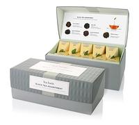 Boîte échantillon d'assortiments de thés noirs par Tea Forte, boîte d'assortiment de thés, 20 sachets infuseurs en forme de pyramide faits main