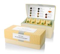 Assortiment de dégustation de thés Tea Forte Boîte de présentation Échantillonneur de thés, assortiment de thés variés, 20 sachets de thé pyramidaux à infuser - Thé noir, thé blanc, thé vert, tisane