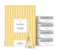 Tea Forte | Lot de 40 pyramides d'infusion | bio (Decaf Breakfast)