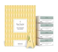 Tea Forte Sencha | Green BioTee Event Box Lot de 40 infusions de thé pyramidales fabriquées à la main |