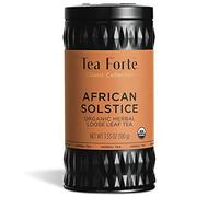 Tea Fortè thé Fort' Africain Solstice thé Rouge Vanille Roiboos Bio Cylindre Fer-Blanc PIÈCE Unique Nouveau 100 GRAMMES