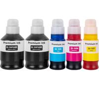 TEA-GI-50 GI-51 Encre Compatible pour Canon GI51 GI50 Bouteilles d'encre pour PIXMA G5050 G6050 G7050 GM2050 GM4050 G2570 G1520 G1560 G2520 G2560 G3520 G3560 G1530 G3570 G4570(4-Pack BK/C/M/Y)