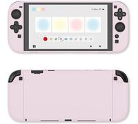 TEA-Hard Case Compatible with Switch 2 (2025), Anti-Scratch Protective Cover for Switch Console and Grip Joy Controller, Cherry Pink