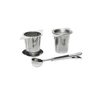 Tea Infuser Mesh Strainer with Double Handles for Hanging On Teapots, Mugs,Cups To Steep Loose