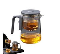 Tea Infuser Pot, Leakage Proof Tea Infuser, Anti-Scalding Handle Design, Press Control Teapots, Leakage Proof Tea Infuser Kettle With Anti-Scalding Handle For Loose Flower Tea