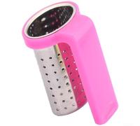 Tea Infuser Stainless Steel Mesh Filter Pink(Pink)