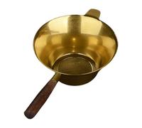 Tea Infuser Strainer - Stainless Steel Fine Mesh Diffuser, Wooden Handle Brewing Accessories, Pot Type Kitchen Beverage Gadget, Coffee Juice Filter Equipment | For Teapots Cups Restaurant