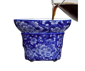 Tea Infuser Strainer, Umbrella Shape Ceramic Brewing Tool, 8.5x8.5x6cm Loose Leaf Tea Filter For Home Office Apartment Dormitory Traveling Camping Yoga Meditation Daily Teas Brewing Kitchen Use