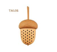 Tea Infuser with Precise Holes Food Grade Heat-Resistant Reusable Acorn-Shaped Spice Herbal Strainer Kitchen Supplies